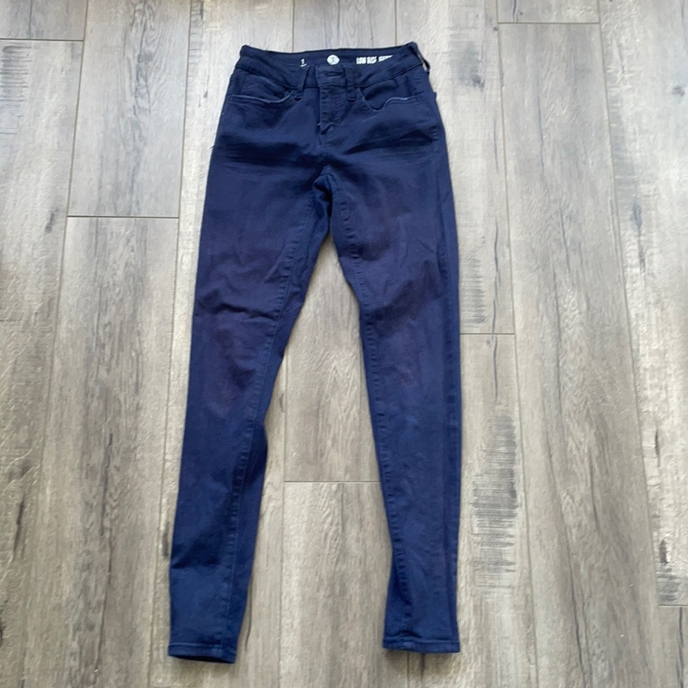 Low rise jeggings. Size 1. Super skinny.